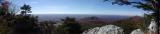 Panorama shot from Sauratown Mountain