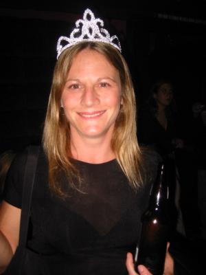 Angela in the tiara