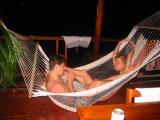mike and barb in the hammock