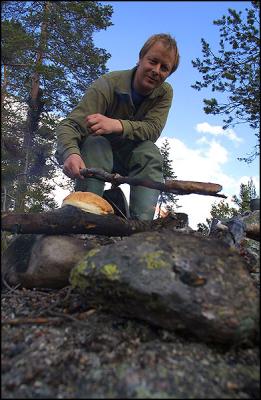Grillar hamburgare