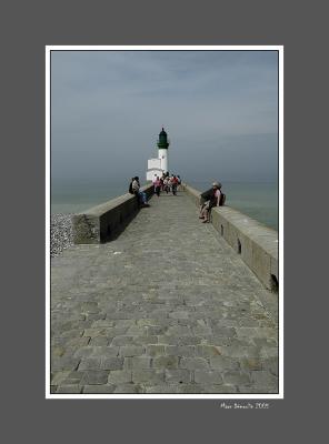 Le Trport, to the lighthouse
