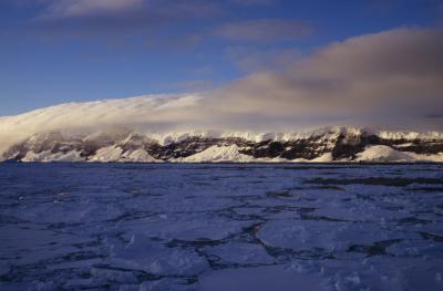 Approaching the Balleny islands