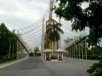 Entrance to Istana Narul Iman (Royal Palace) Brunei