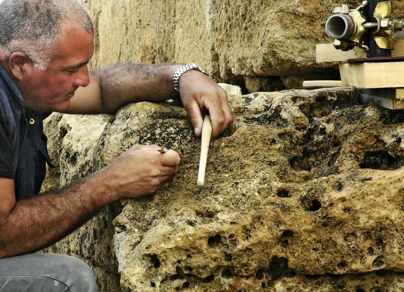 Restauration of Tempio Guignone at Agrigent
