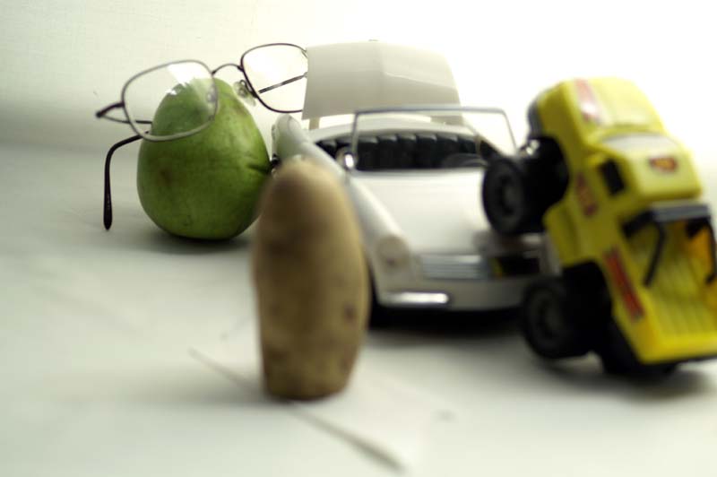 Wait right there while I get my tools, replies Prof Pear