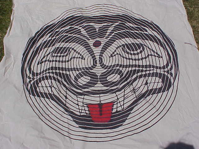 Sunshines Wolf tapestry (work in progress)