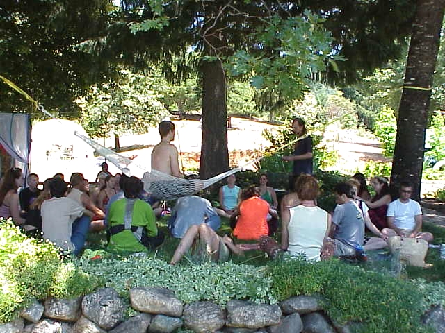 Ghreg on Earth and his audience