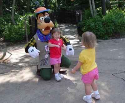 Reagan told Goofy he was silly and he thought that was funny