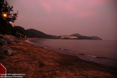 Macau 澳門 - 路環黑沙灘 Coloane Hac Sa Beach