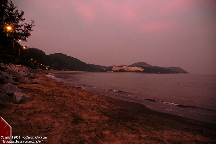 Macau 澳門 - 路環黑沙灘 Coloane Hac Sa Beach