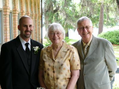 Jay and grandparents Joan and Gord