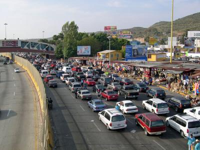 Tijuana Border Crossing By Jeffry Z