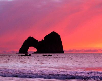 Arch Rock Glow Sunset (12-28-04)