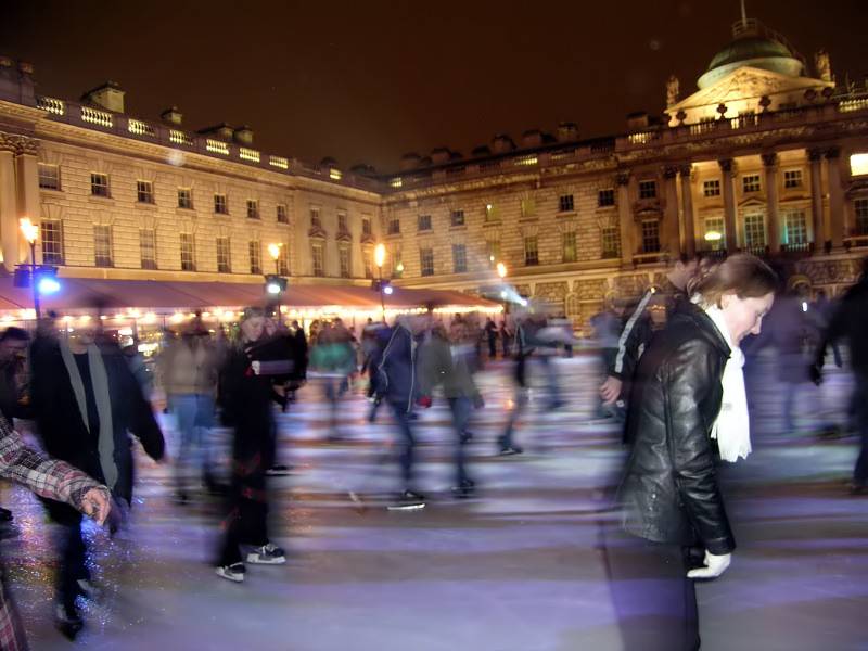 Ice Skating at Somerset House