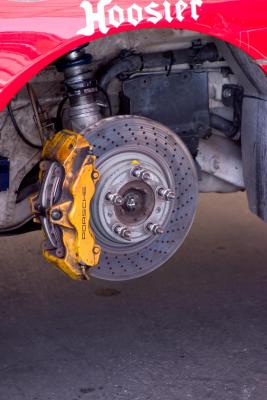 Front brakes on a 911 GT