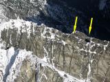 Bullet Hole, Cannon Hole: Snowfield, E Ridge (Snowfield122304-09.jpg)