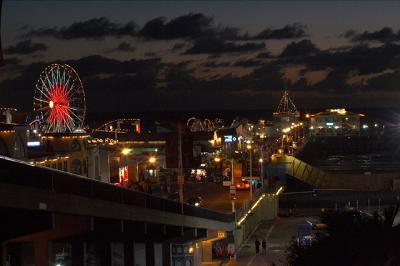 Santa Monica Pier at Dusk