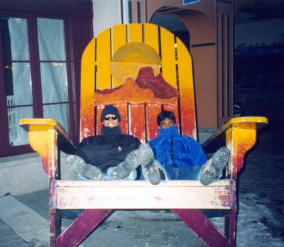 Don and Sacha at Mont Tremblant