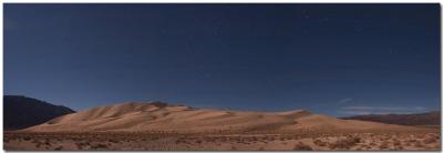 Eureka Valley dunes by moonlight