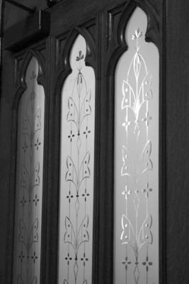 2323 etched doors at cathedral bw.jpg