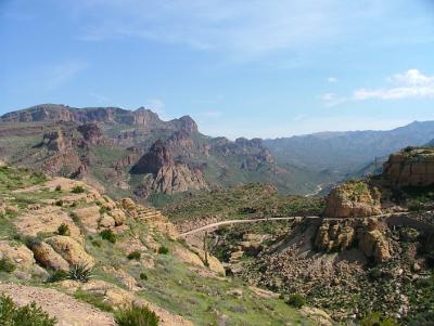 The Apache Trail, through the Superstitions