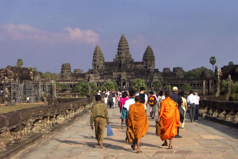 Road to Angkor Wat, Cambodia, 2000