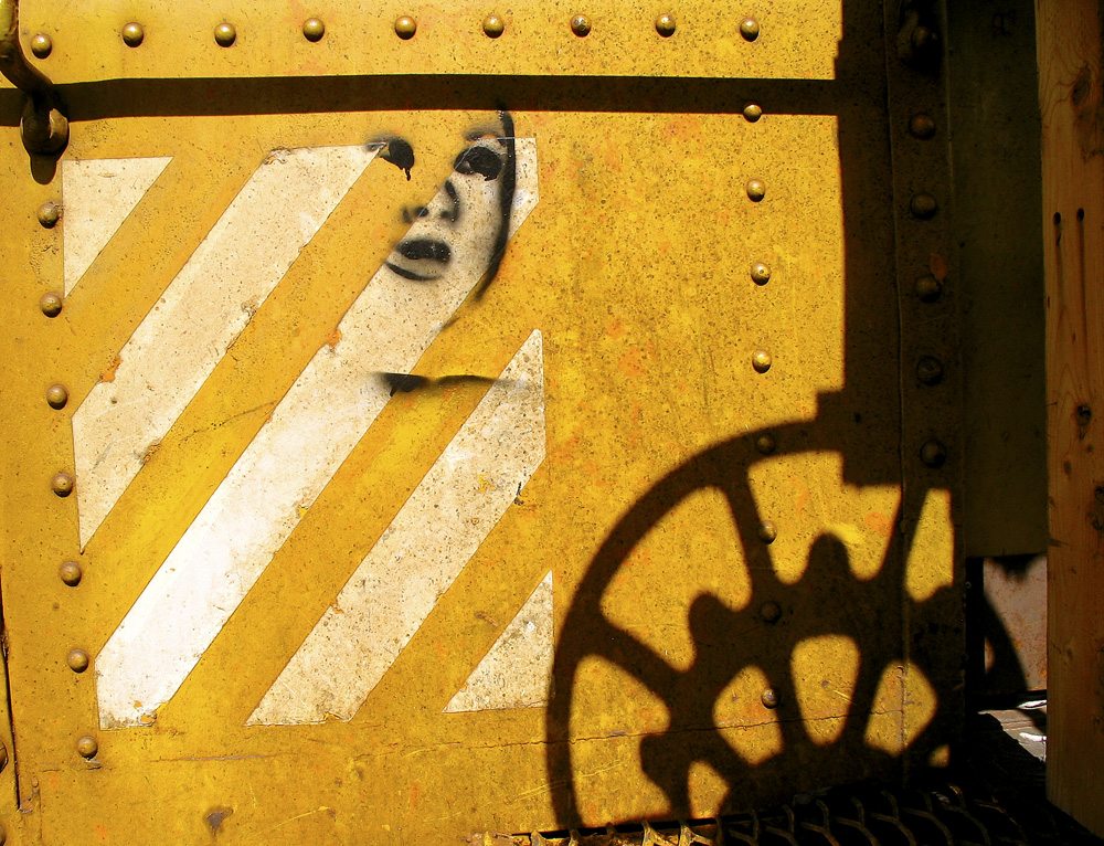 Face on the Caboose, Santa Fe, New Mexico, 2003