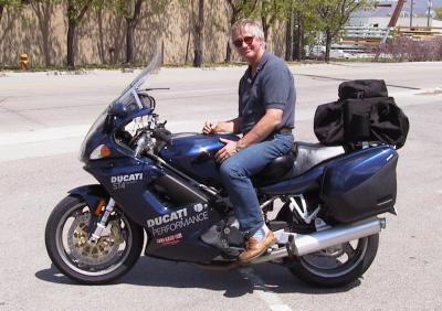 Gary Eagan, long distance rider