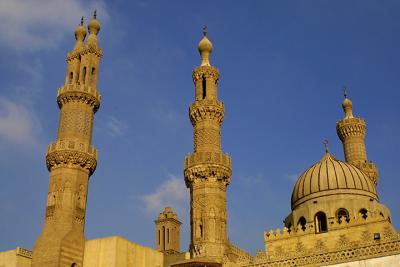 al azhar mosque towers
