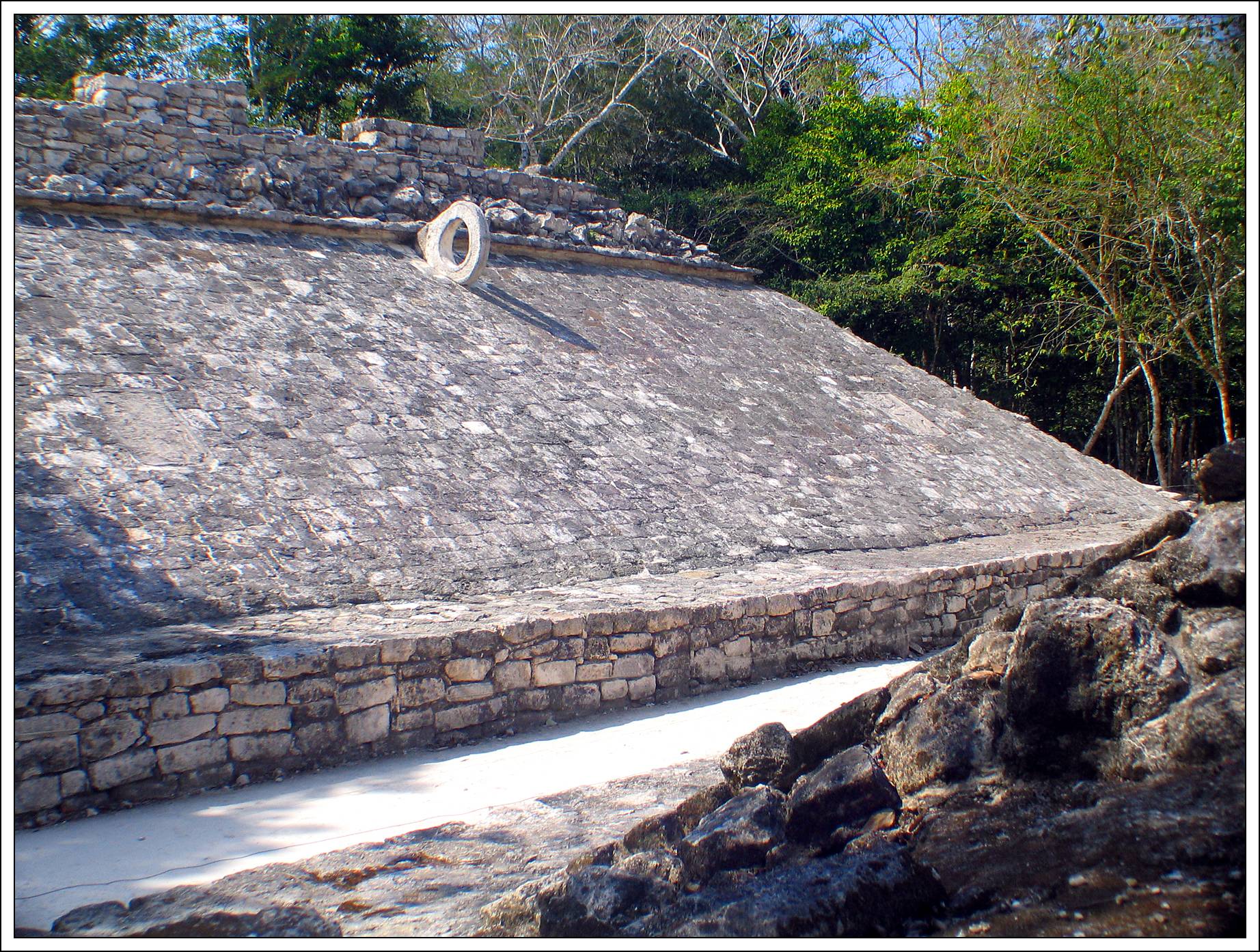 Coba Ball Court