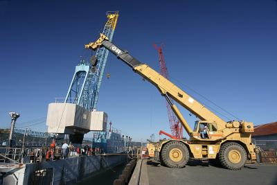 Pulling In Drydock