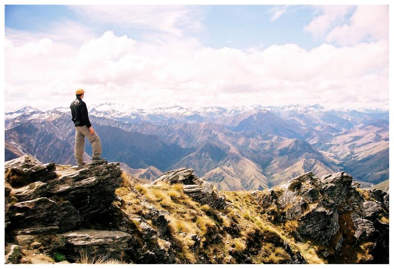 Steve on Ben Lomond Summit