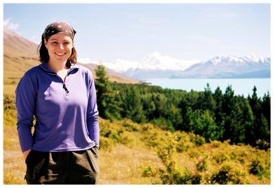 Kathy and Mt Cook
