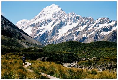 Steve in Hooker Valley