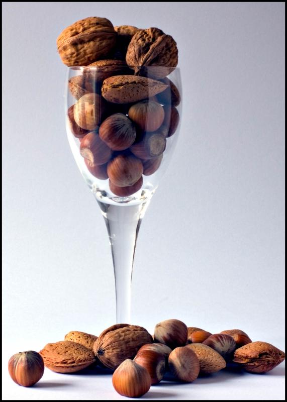 Nuts Overflowing in Colour