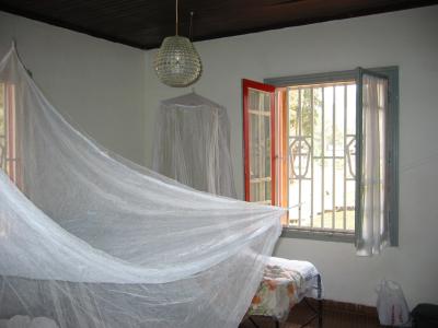 Mosquito nets hung in Dschang