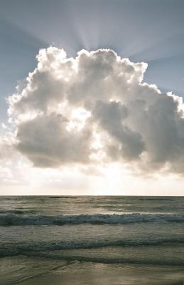 cloud, Tulum beach