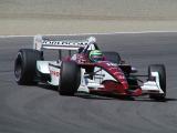 Tony Kanaan slides in the hairpin