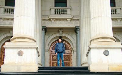 Me at Vic Parliament