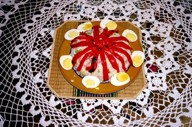 rice salad rosette