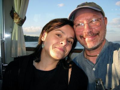 Nathalie Delarbre and Silvio