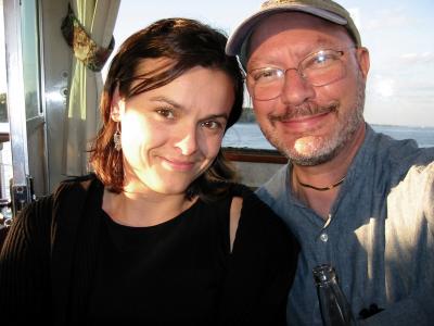 Nathalie Delarbre and Silvio
