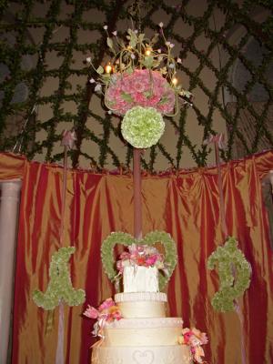 cake chandelier