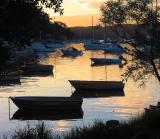 Careel Bay silhouette