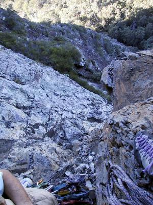 Looking down, way down from top of scary pitch.jpg