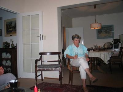 Ganna (Grandma) at home