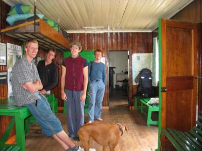 The hut, spick and span, we can go now!