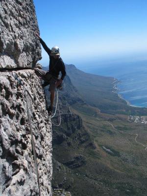 Jacobs Ladder - Back in the day, someone cam up with the name, then they found this climb to fit it.