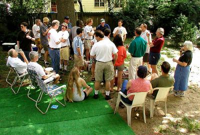 Bill Newman conducts a tasting workshop