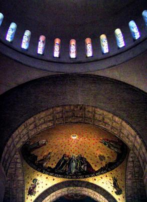 Upper church domes